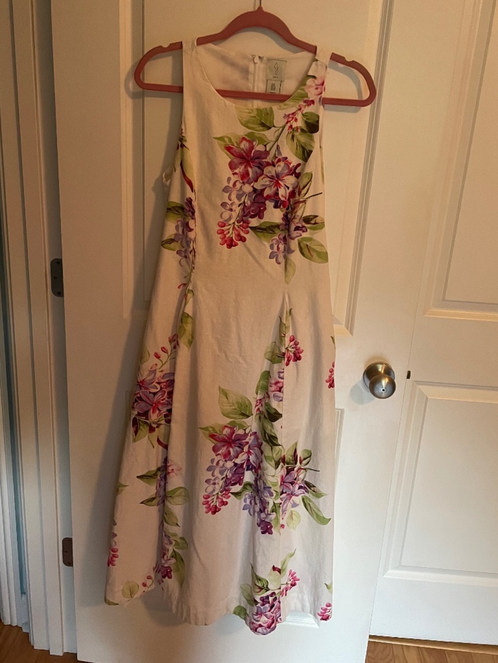 Joke linen blend floral dress